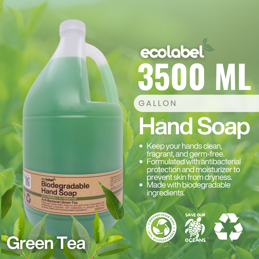 Biodegradable Hand Soap Concentrate Green Tea