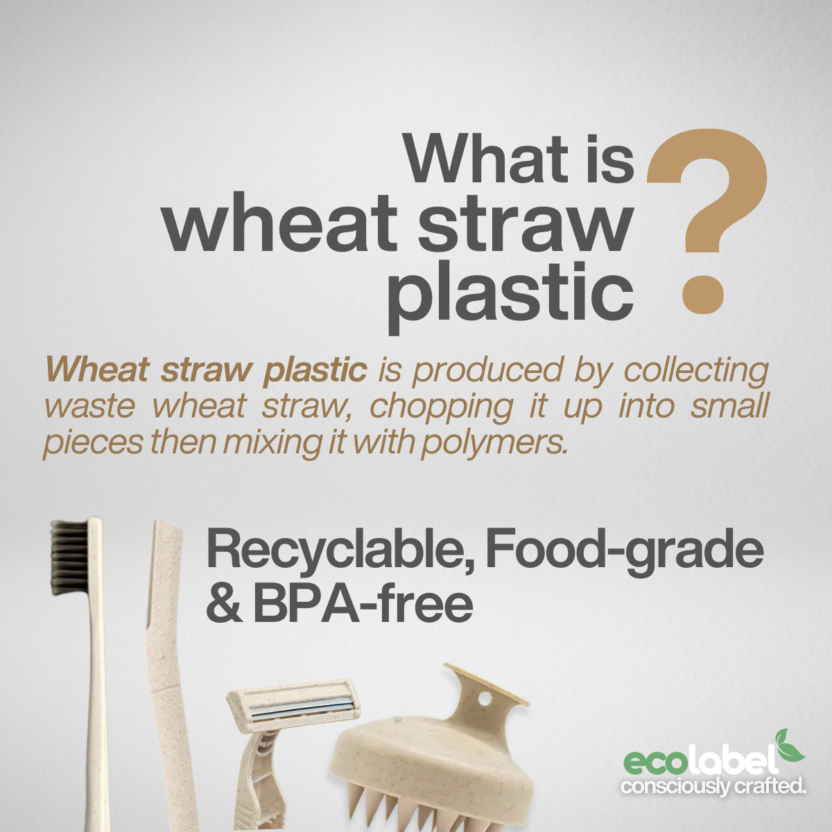 Reusable Wheat Scalp Cleaning Brush