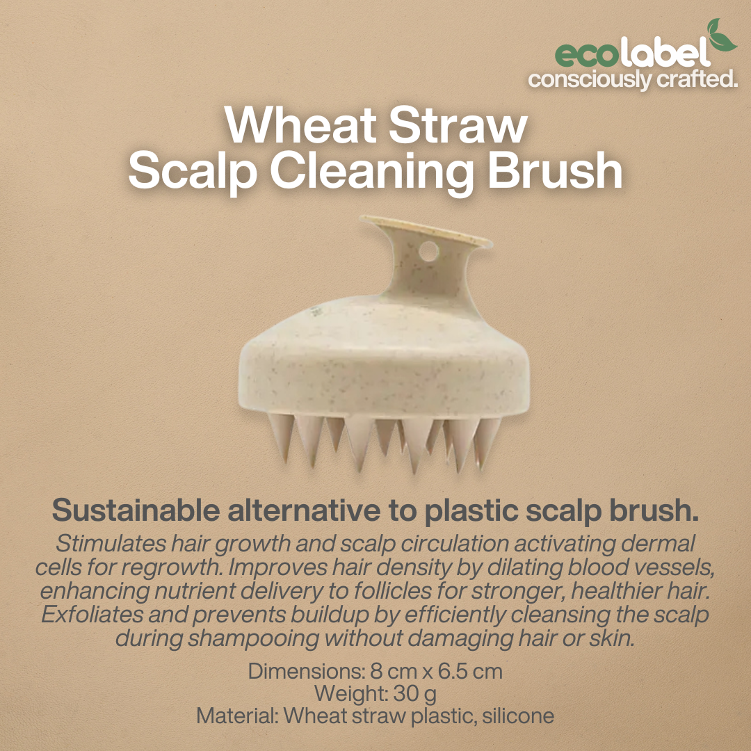 Reusable Wheat Scalp Cleaning Brush