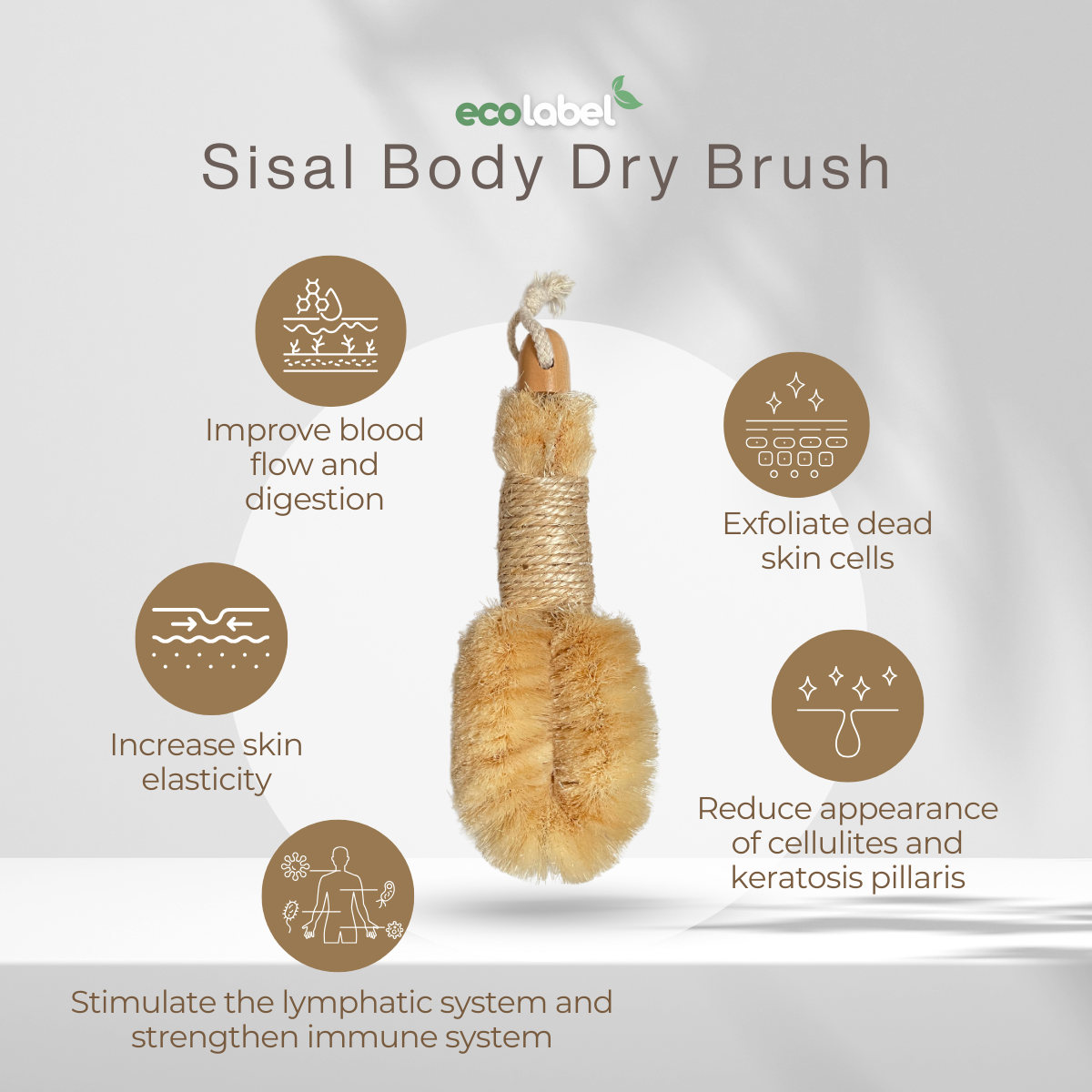 Sisal Body Dry Brush