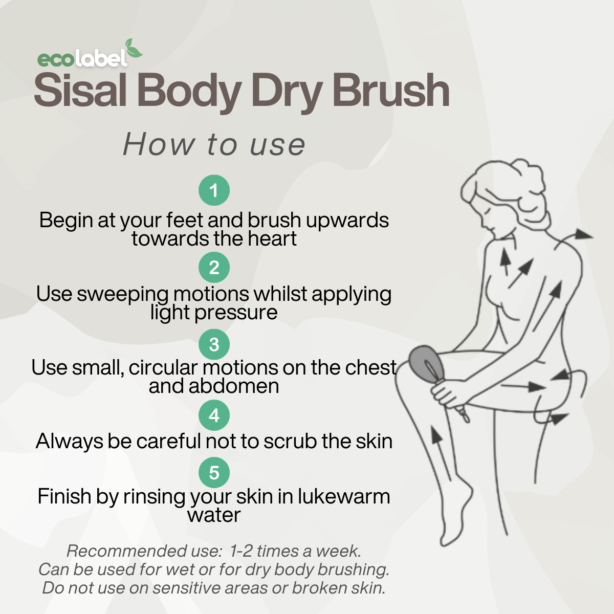 Sisal Body Dry Brush