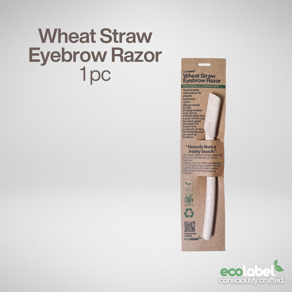Wheat Straw Eyebrow Razor