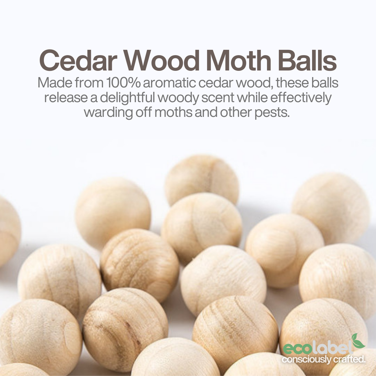 Reusable Non-toxic Natural Cedar Wood Moth Balls