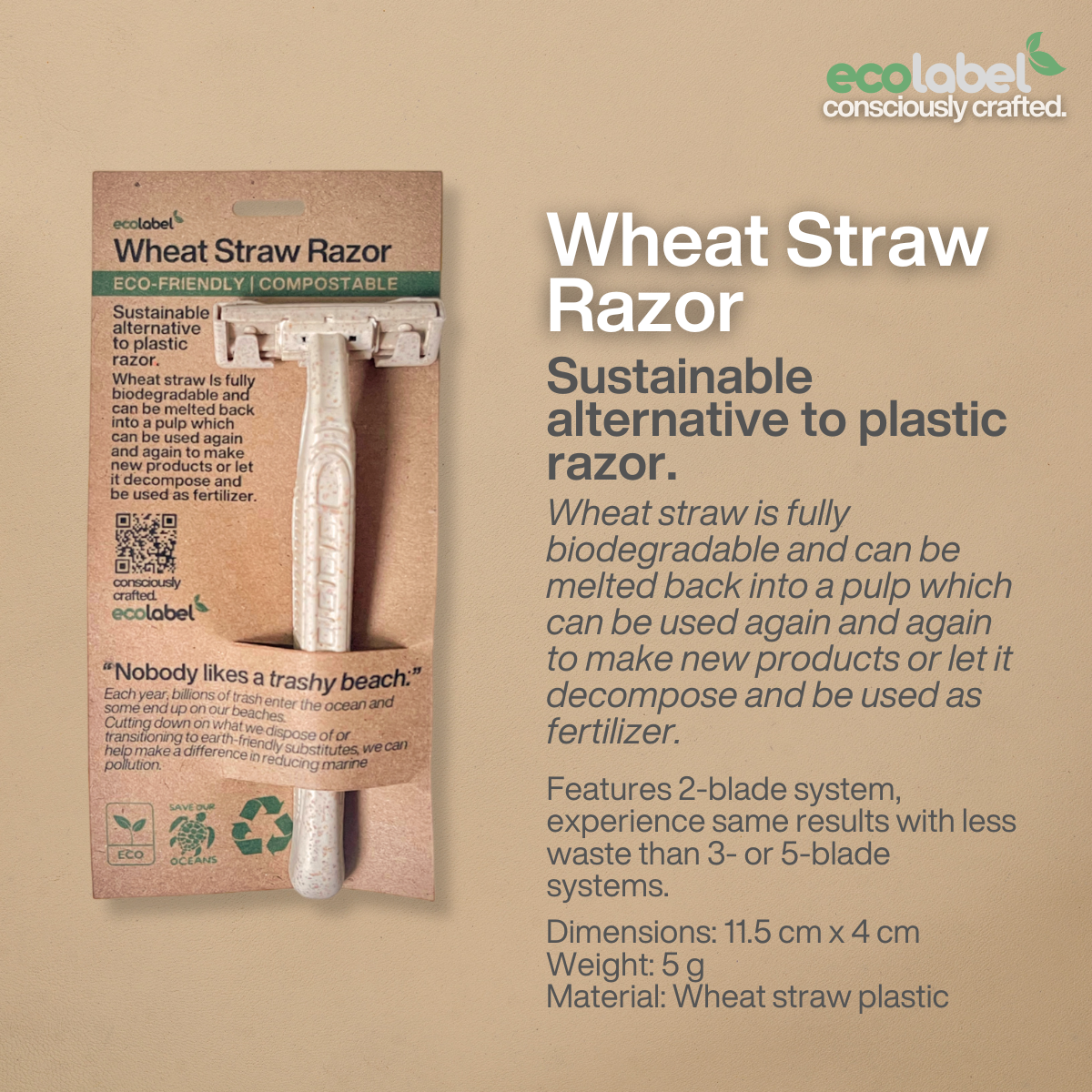 Wheat Straw Razor
