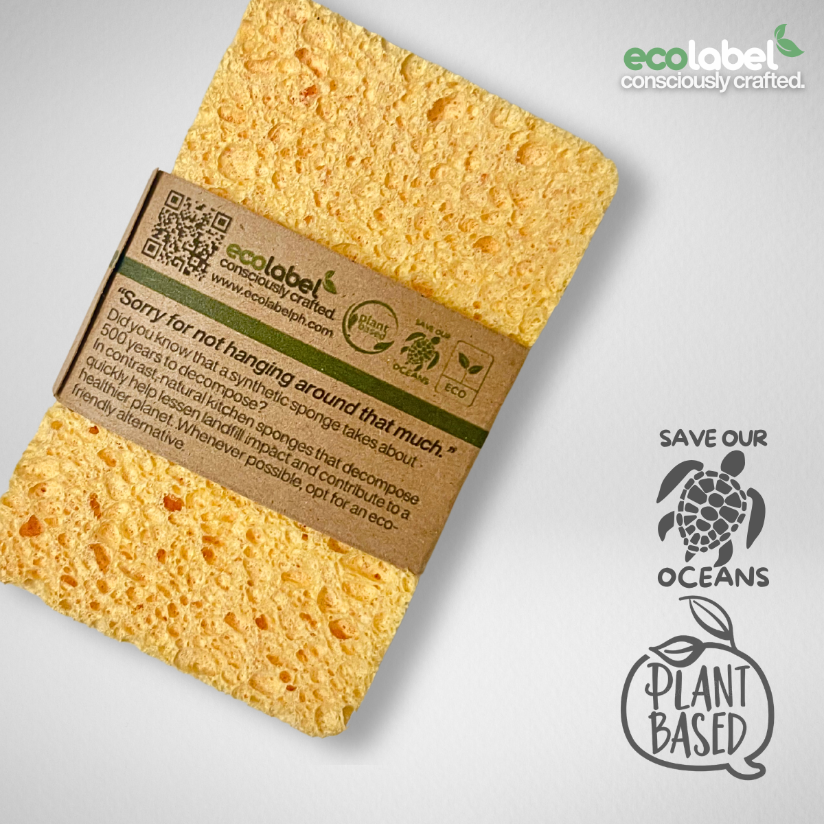 Plant-based Kitchen Sponge Sisal Hemp Scourer
