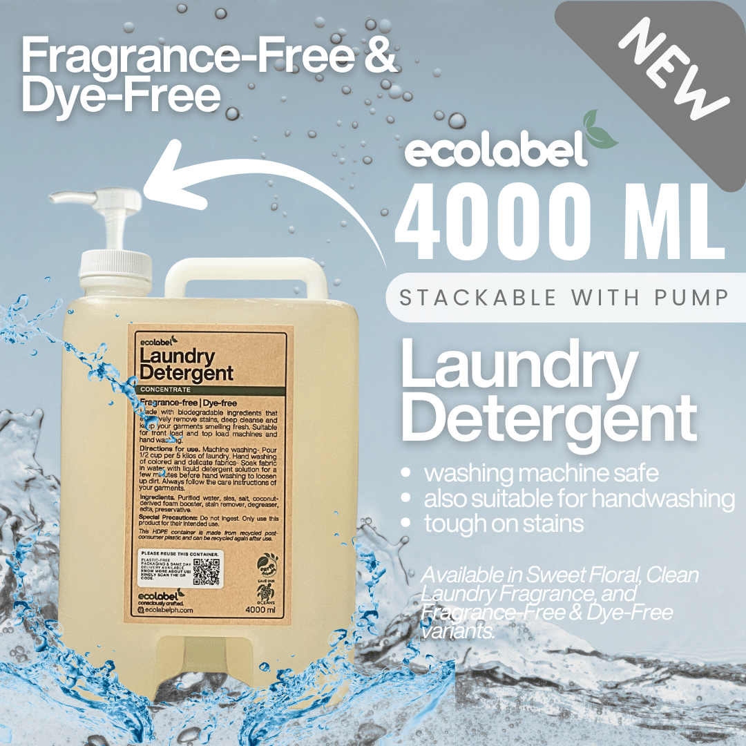 Biodegradable Liquid Laundry Detergent Fragrance-free & Dye-free