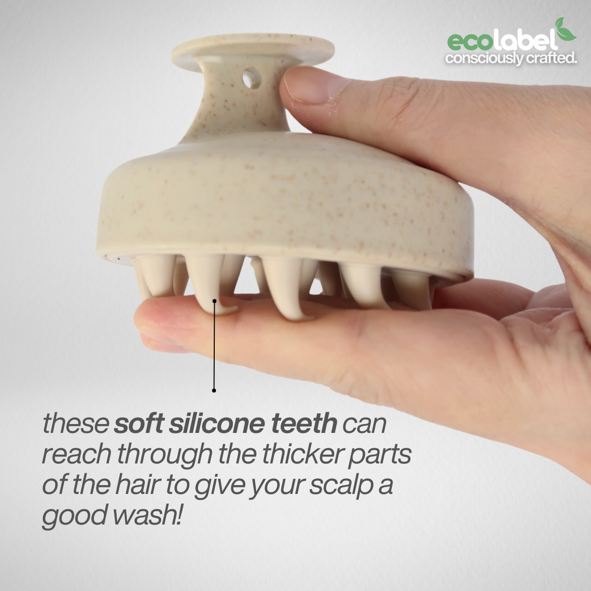 Reusable Wheat Scalp Cleaning Brush