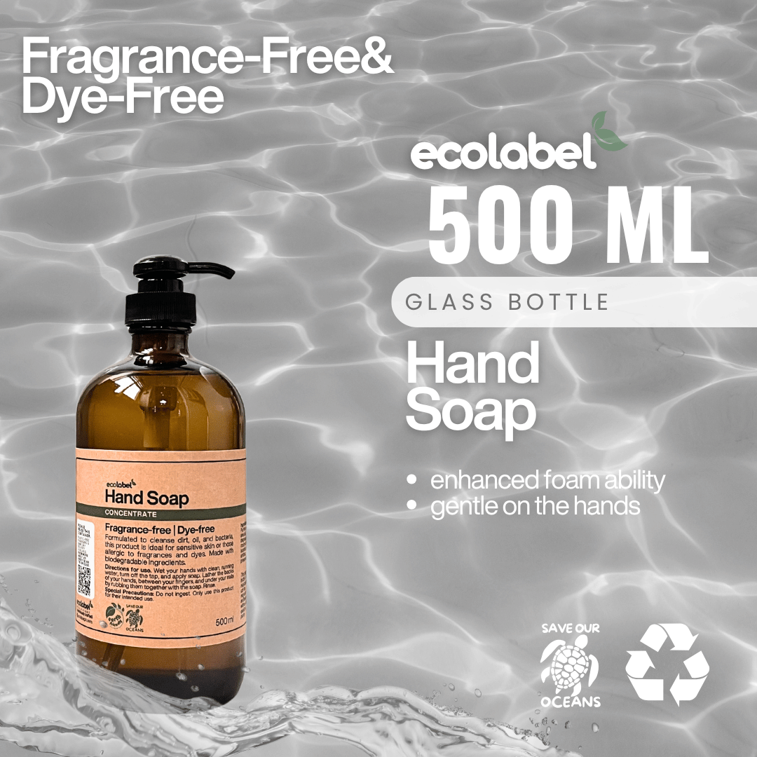 Biodegradable Hand Soap Concentrate Fragrance-free | Dye-free