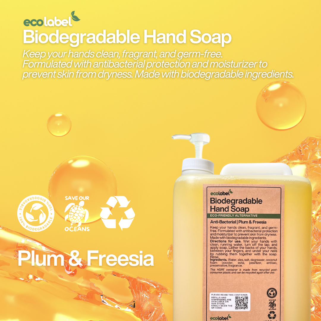 Biodegradable Hand Soap Concentrate Plum & Freesia