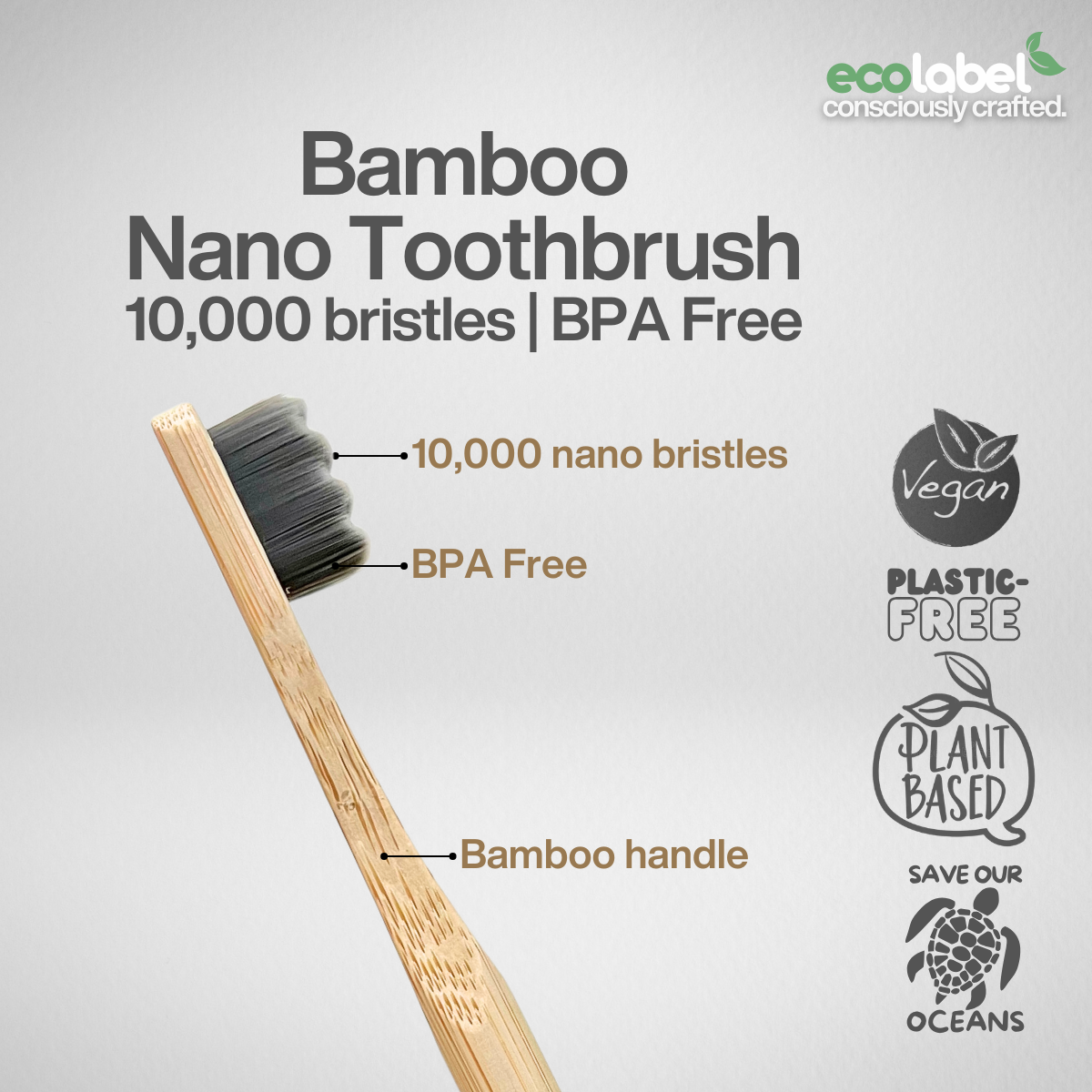 Soft Nano Bamboo Toothbrush
