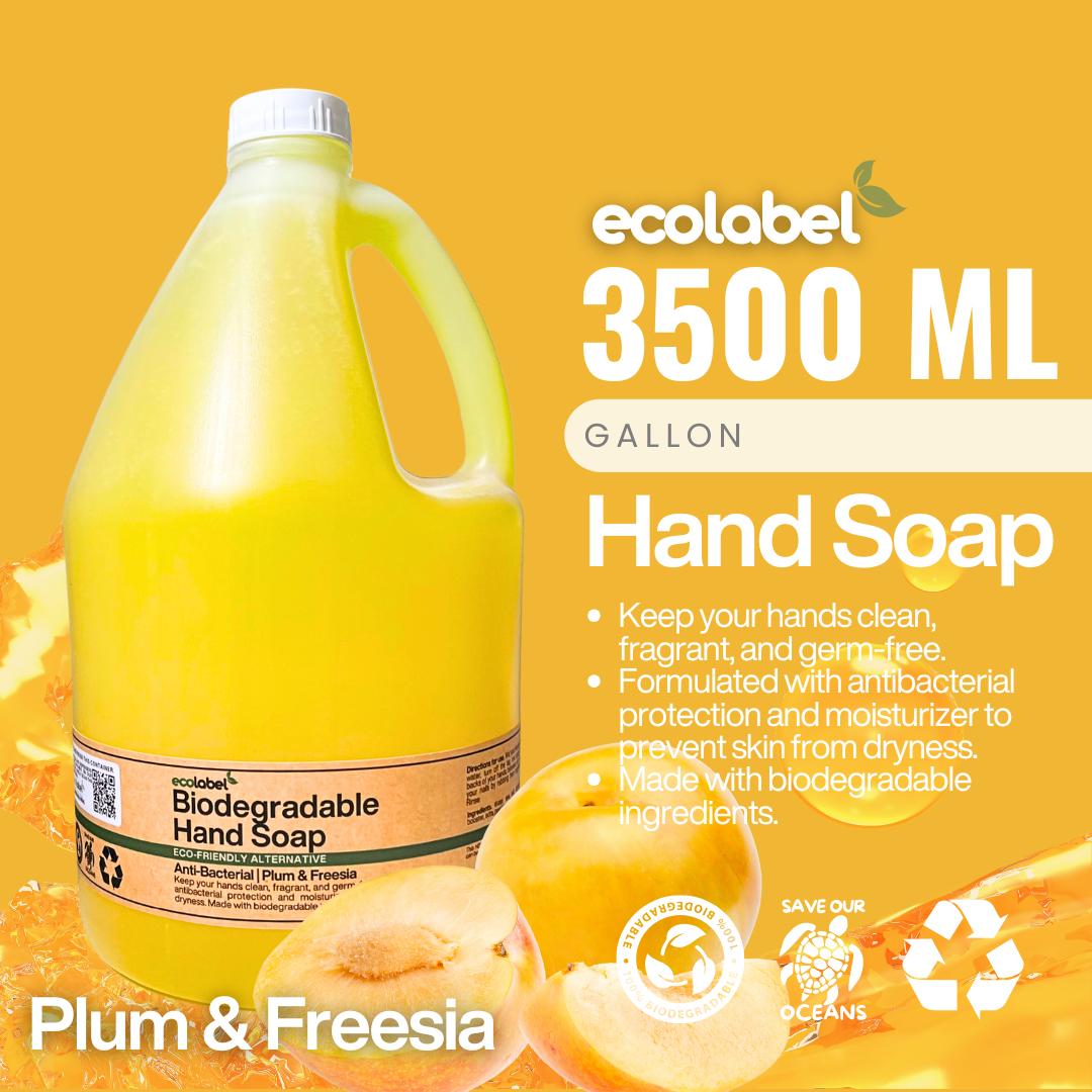 Biodegradable Hand Soap Concentrate Plum & Freesia