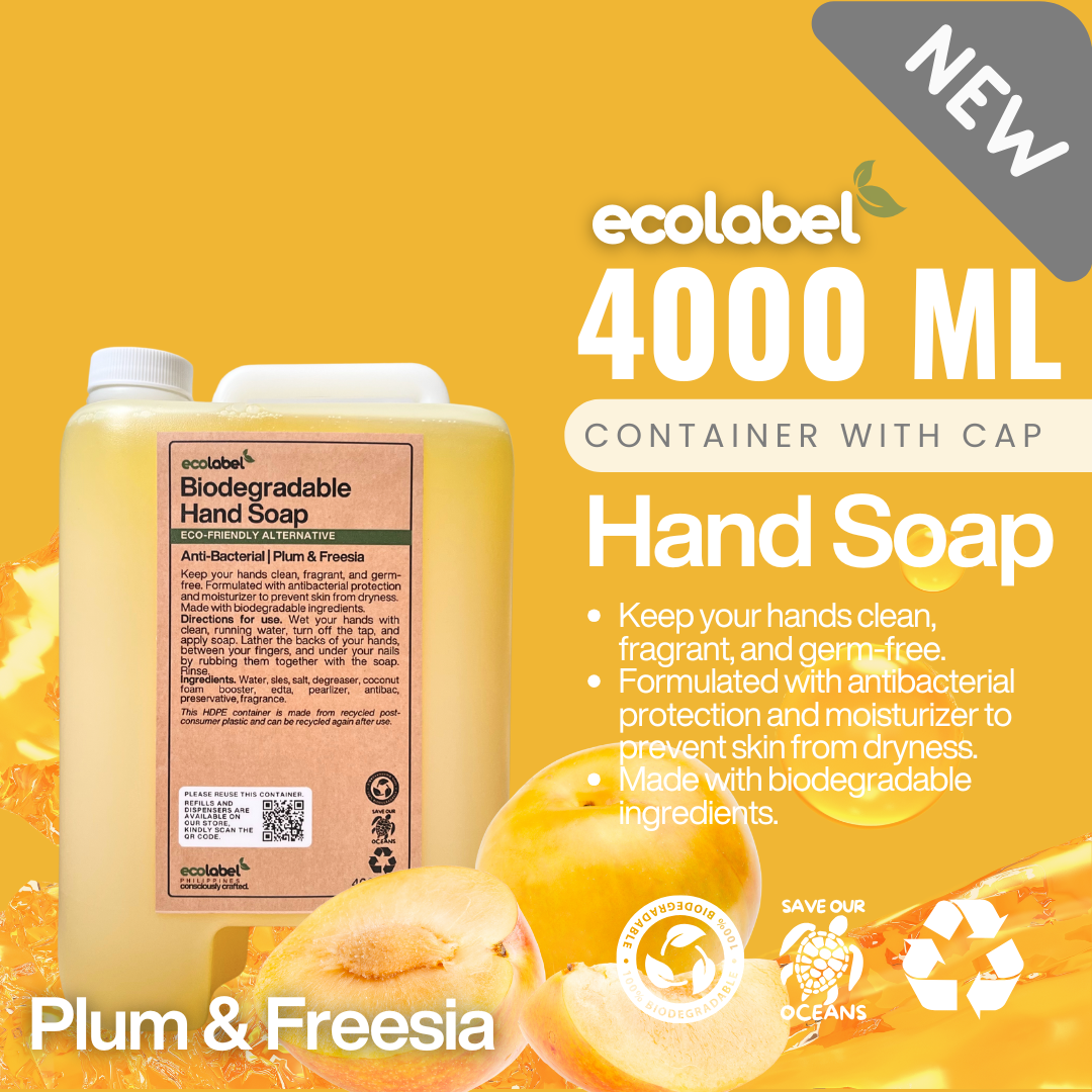 Biodegradable Hand Soap Concentrate Plum & Freesia