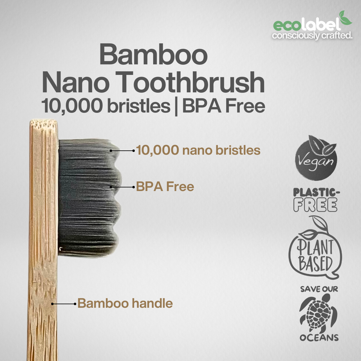 Soft Nano Bamboo Toothbrush