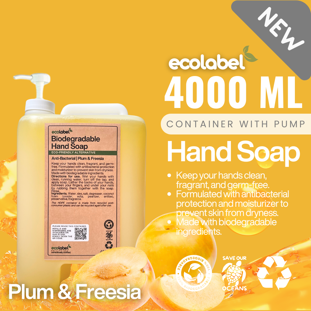 Biodegradable Hand Soap Concentrate Plum & Freesia