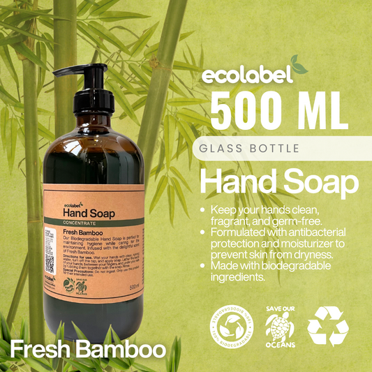 Biodegradable Hand Soap Concentrate Fresh Bamboo