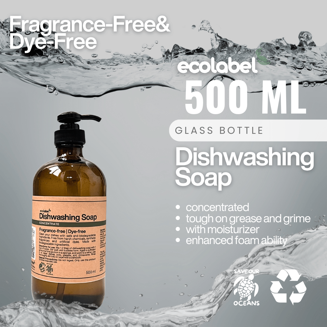 Biodegradable Dishwashing Soap Liquid Concentrate Fragrance-free | Dye-free