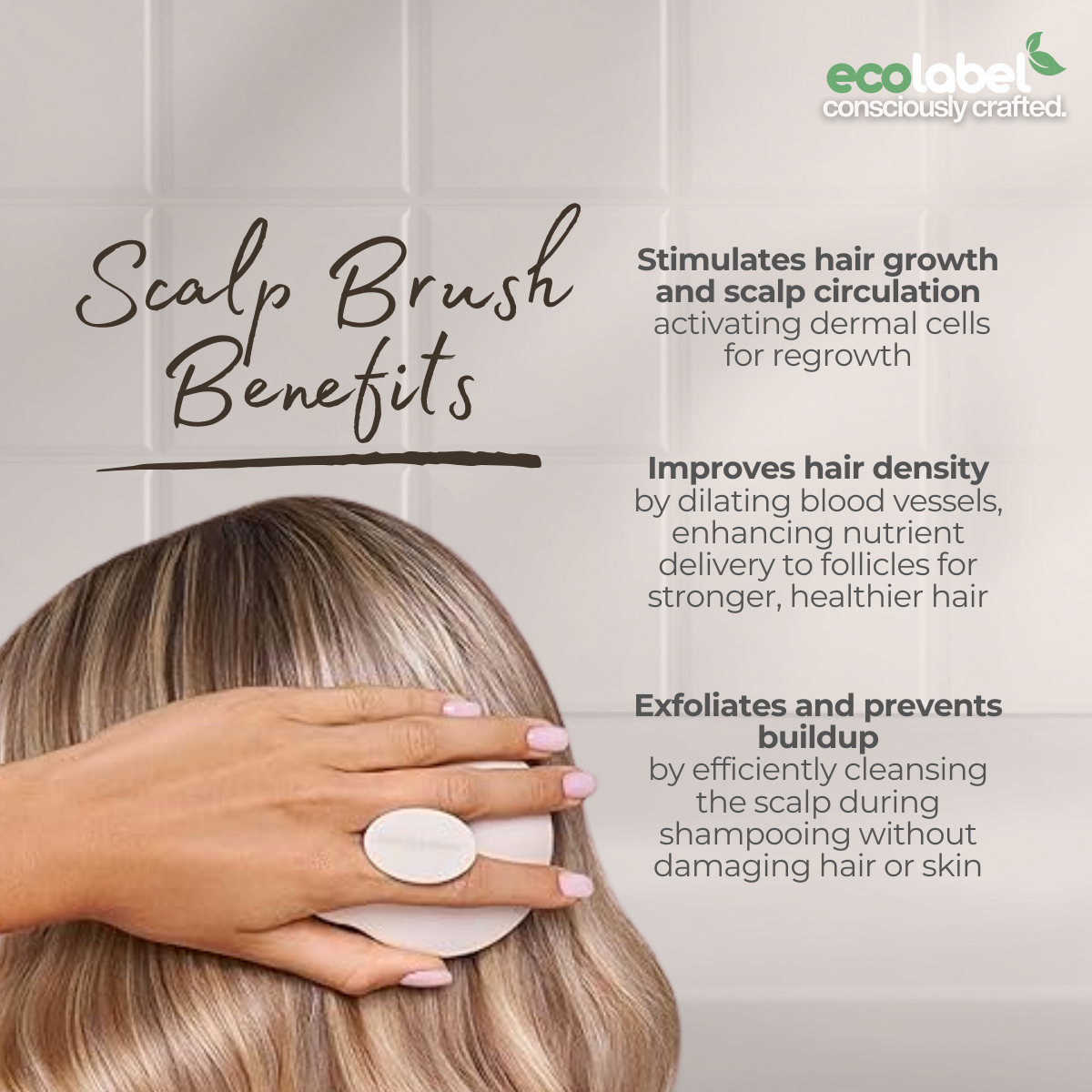 Reusable Wheat Scalp Cleaning Brush