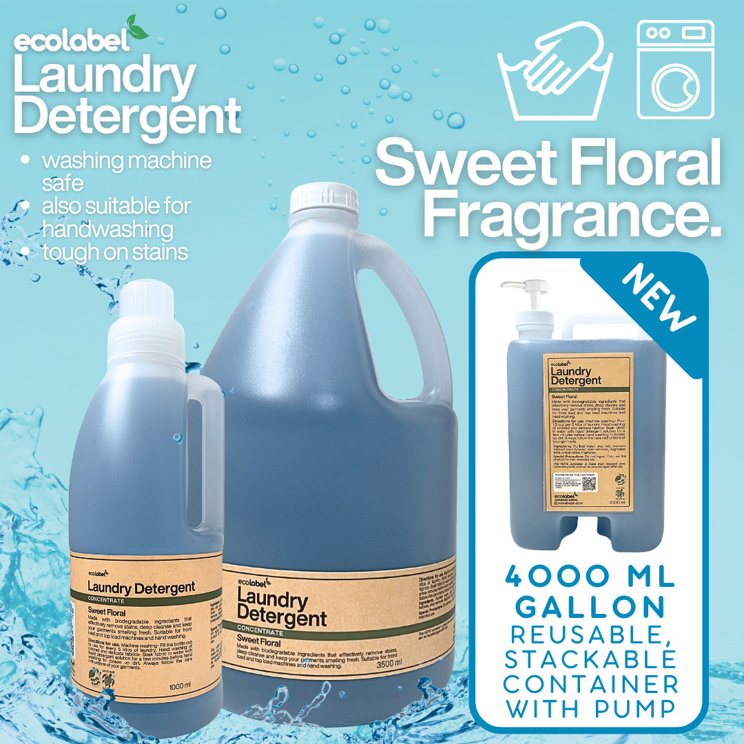 Biodegradable Liquid Laundry Detergent Sweet Floral Fragrance