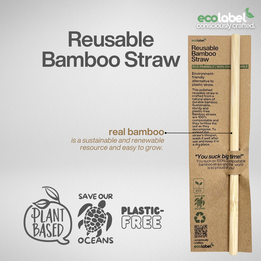 Reusable Bamboo Straw