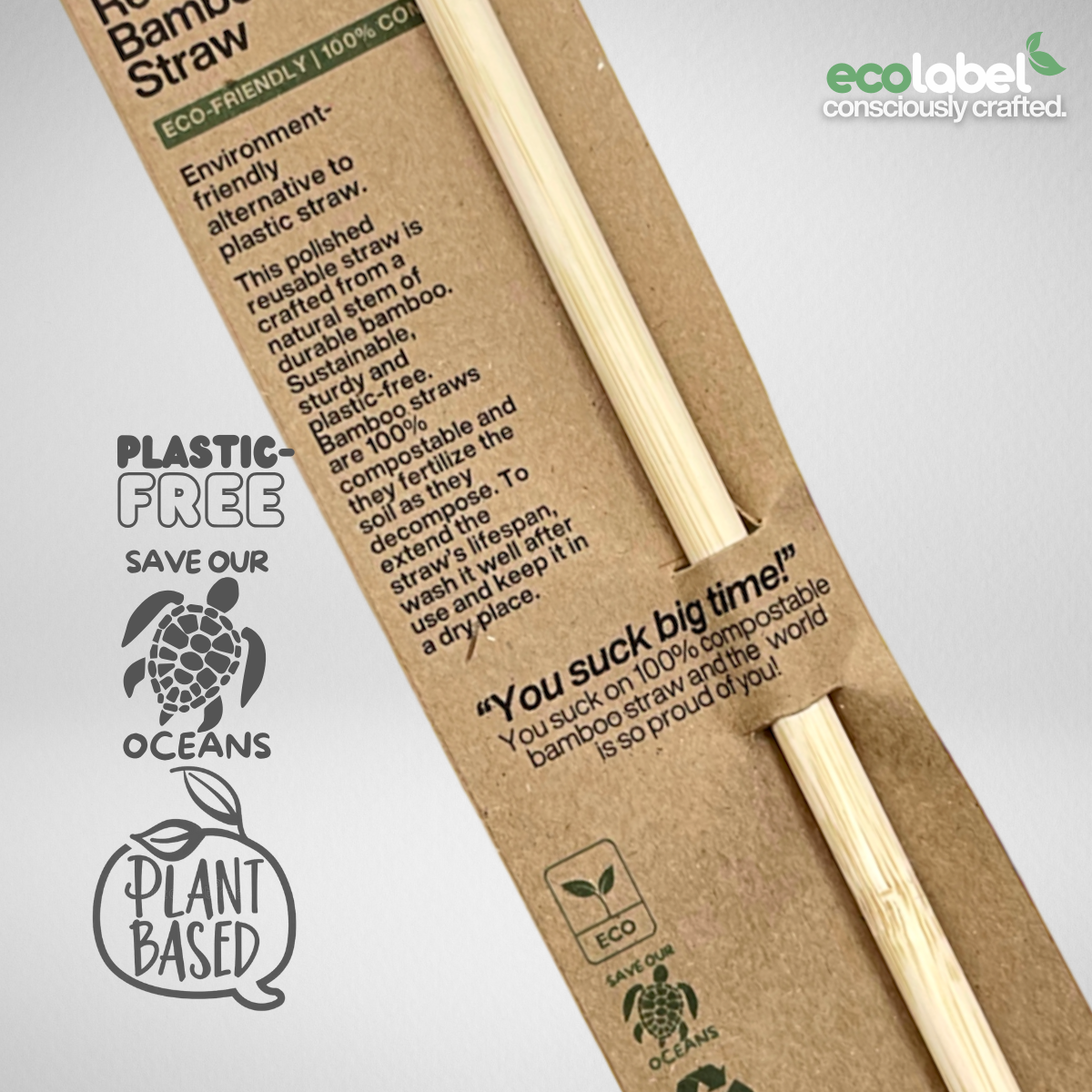 Reusable Bamboo Straw