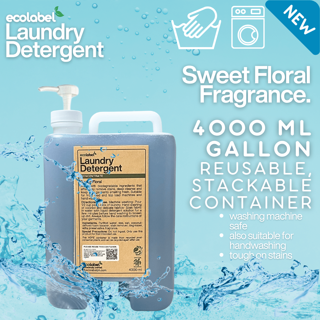 Biodegradable Liquid Laundry Detergent Sweet Floral Fragrance