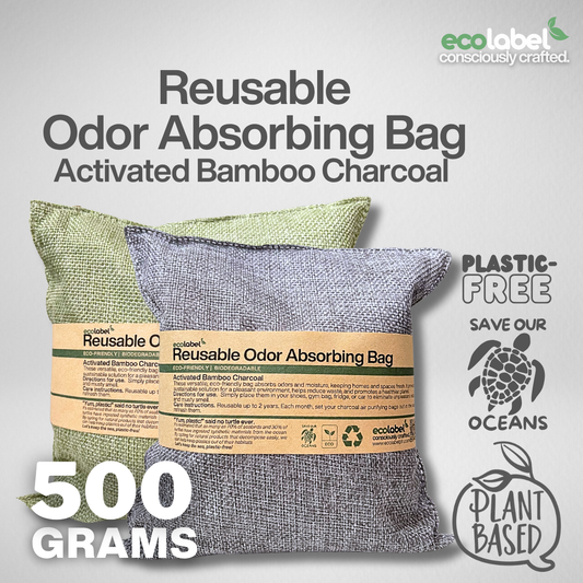 Reusable Activated Charcoal Odor Absorbing Bag Air Purifier for Room Home Car Shoe Refrigerator Deodorizer