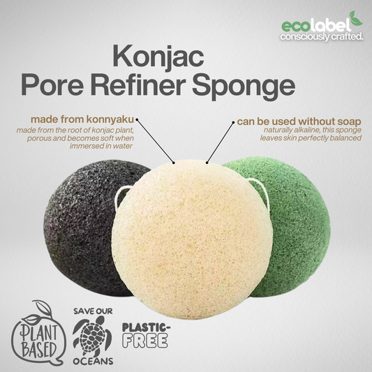 Konjac Pore Refiner Sponge