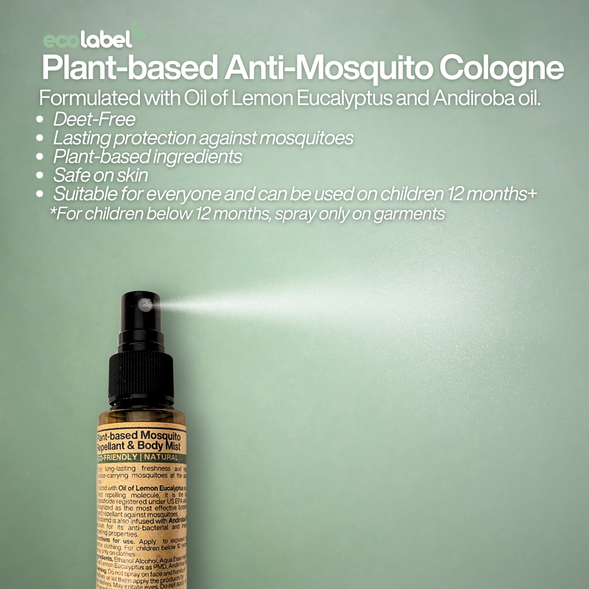 Plant-Based Anti-Mosquito Cologne