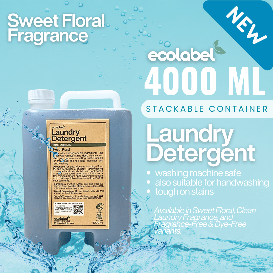 Biodegradable Liquid Laundry Detergent Sweet Floral Fragrance