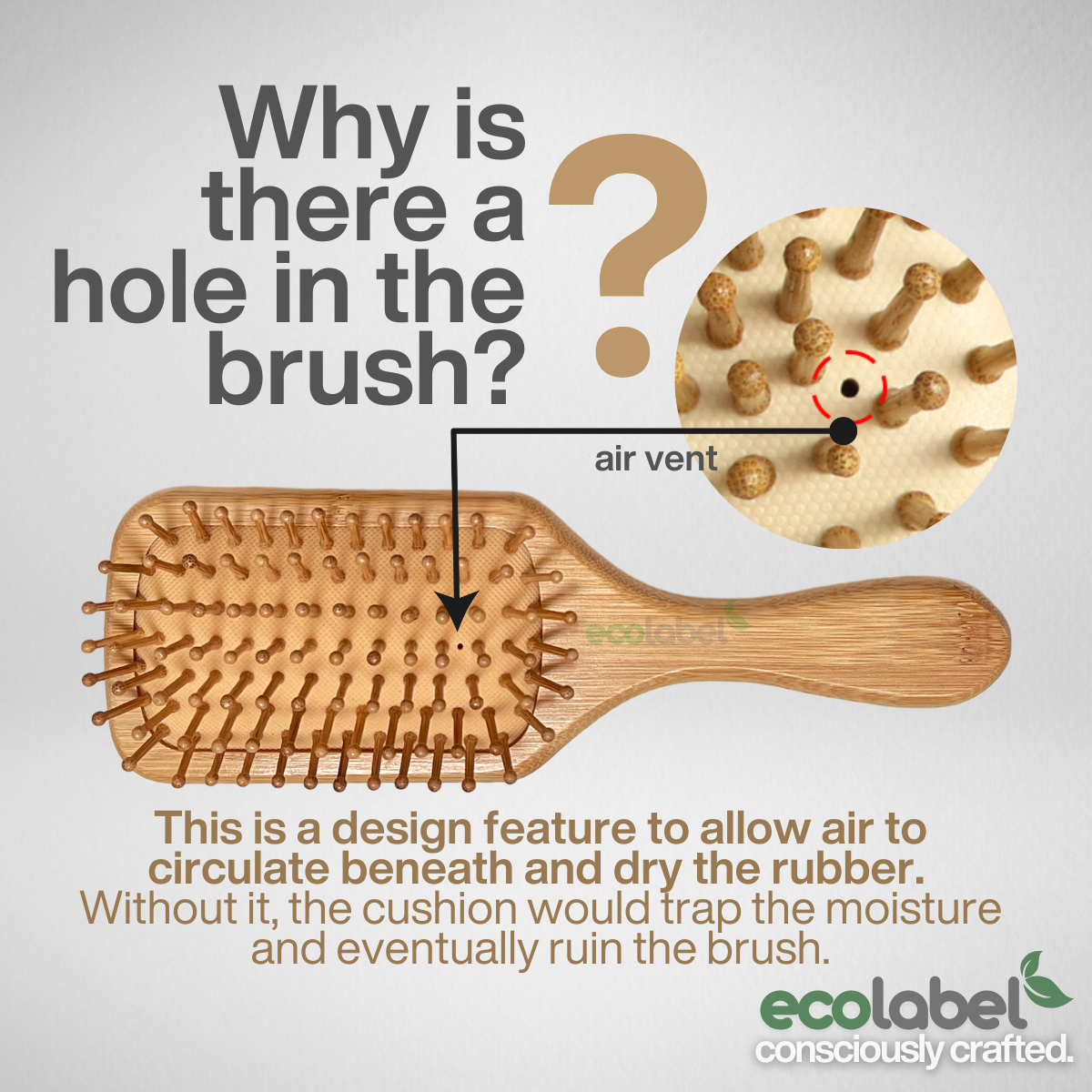 Wooden Hair Brush