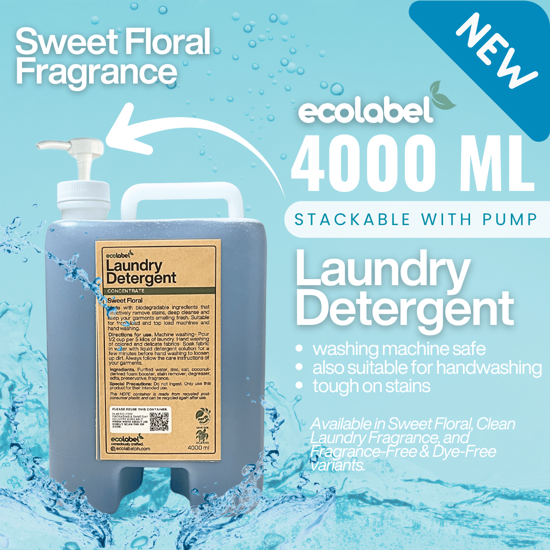 Biodegradable Liquid Laundry Detergent Sweet Floral Fragrance
