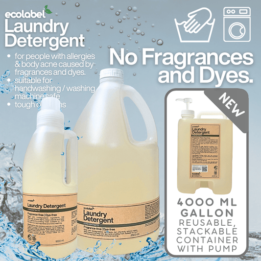 Biodegradable Liquid Laundry Detergent Fragrance-free & Dye-free