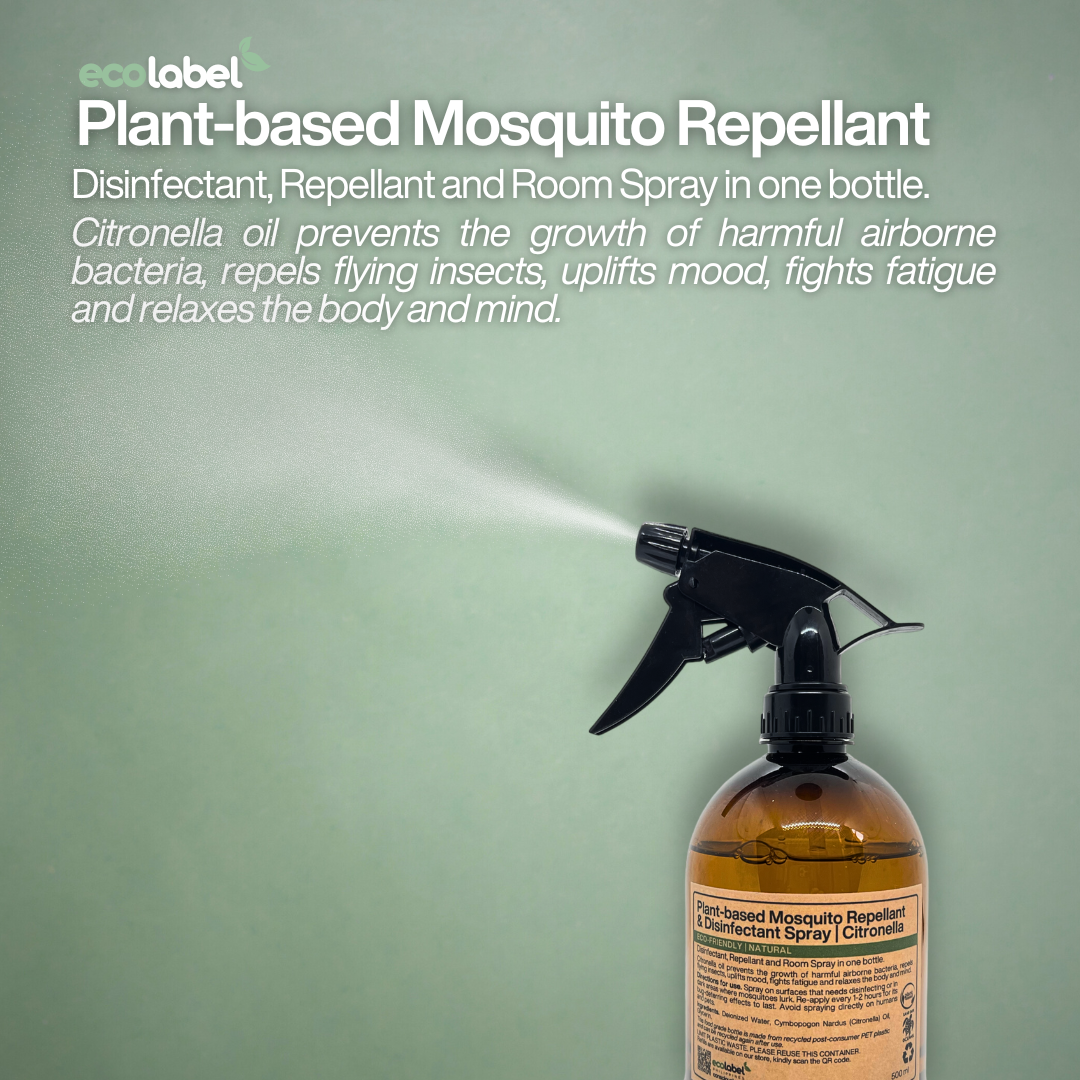 Plant-Based 3 in 1 Anti-Mosquito Repellant, Disinfectant Spray & Body Mist