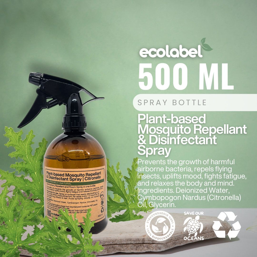 Plant-Based 3 in 1 Anti-Mosquito Repellant, Disinfectant Spray & Body Mist