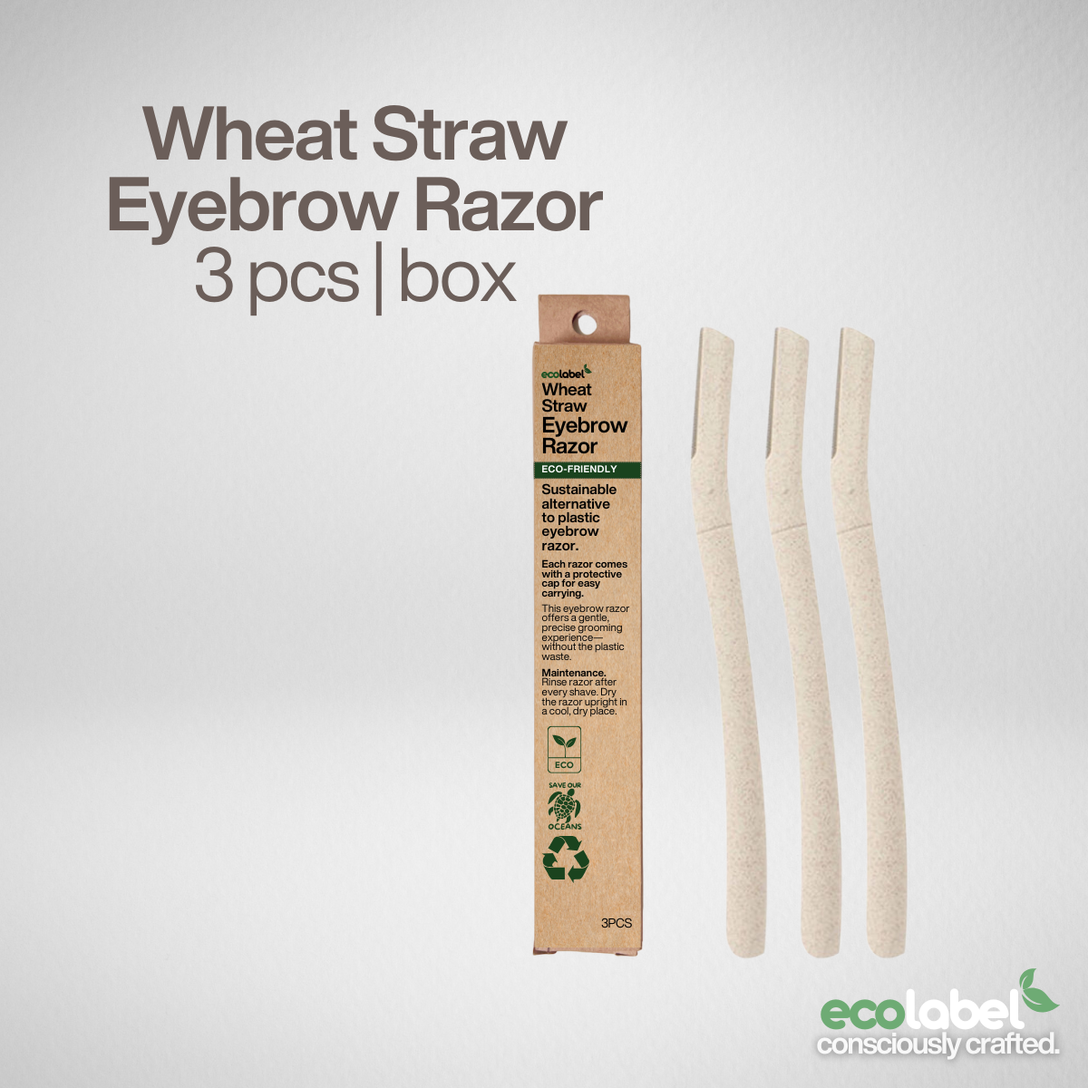 Wheat Straw Eyebrow Razor