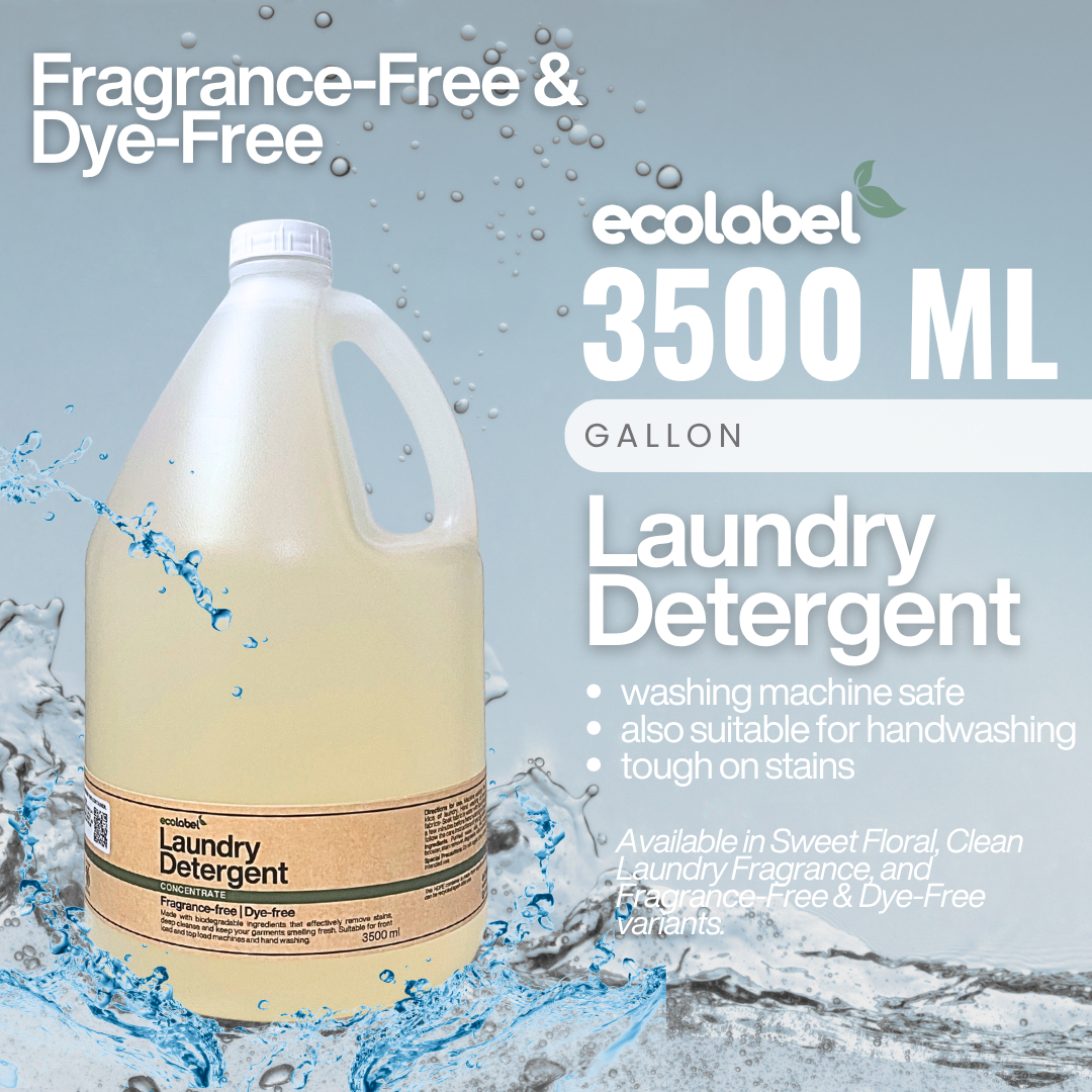 Biodegradable Liquid Laundry Detergent Fragrance-free & Dye-free