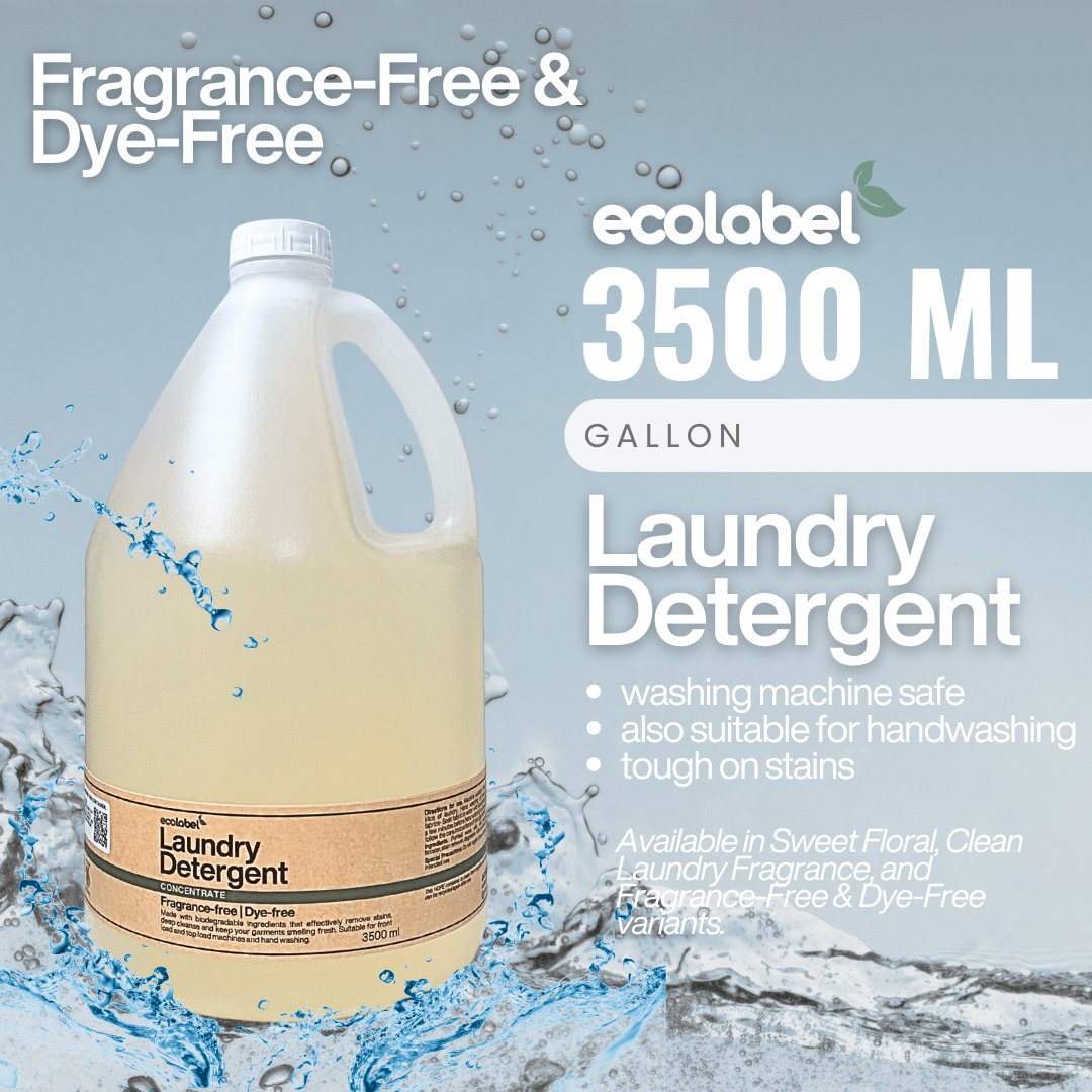 Biodegradable Liquid Laundry Detergent Fragrance-free & Dye-free