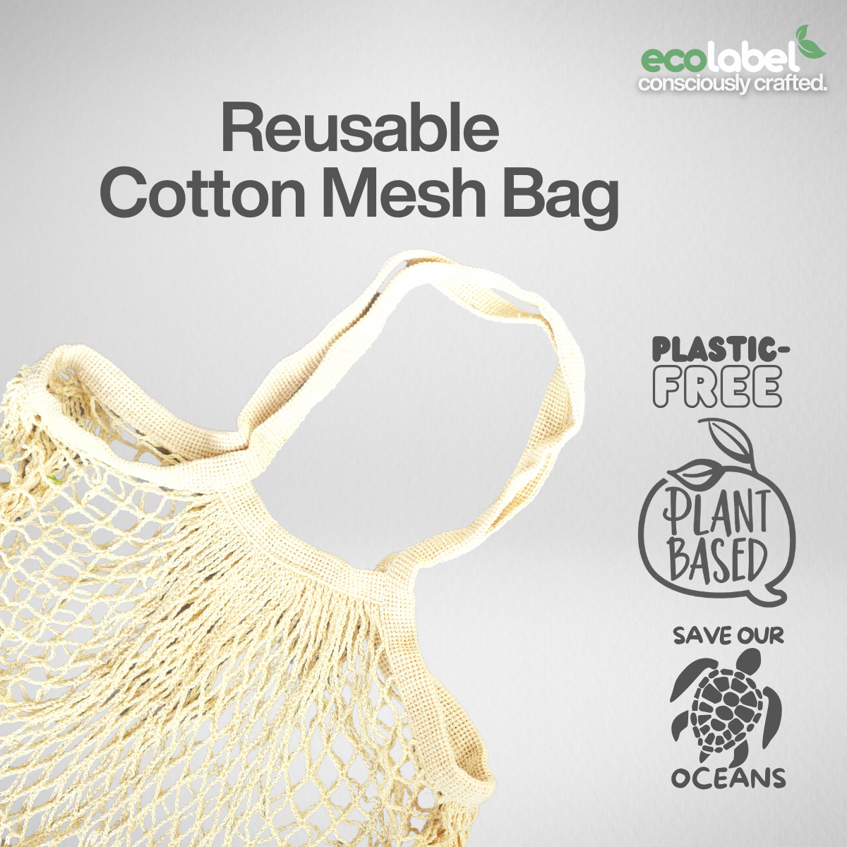 Reusable Cotton Mesh Bag