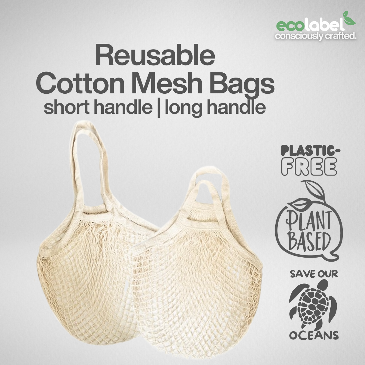 Reusable Cotton Mesh Bag