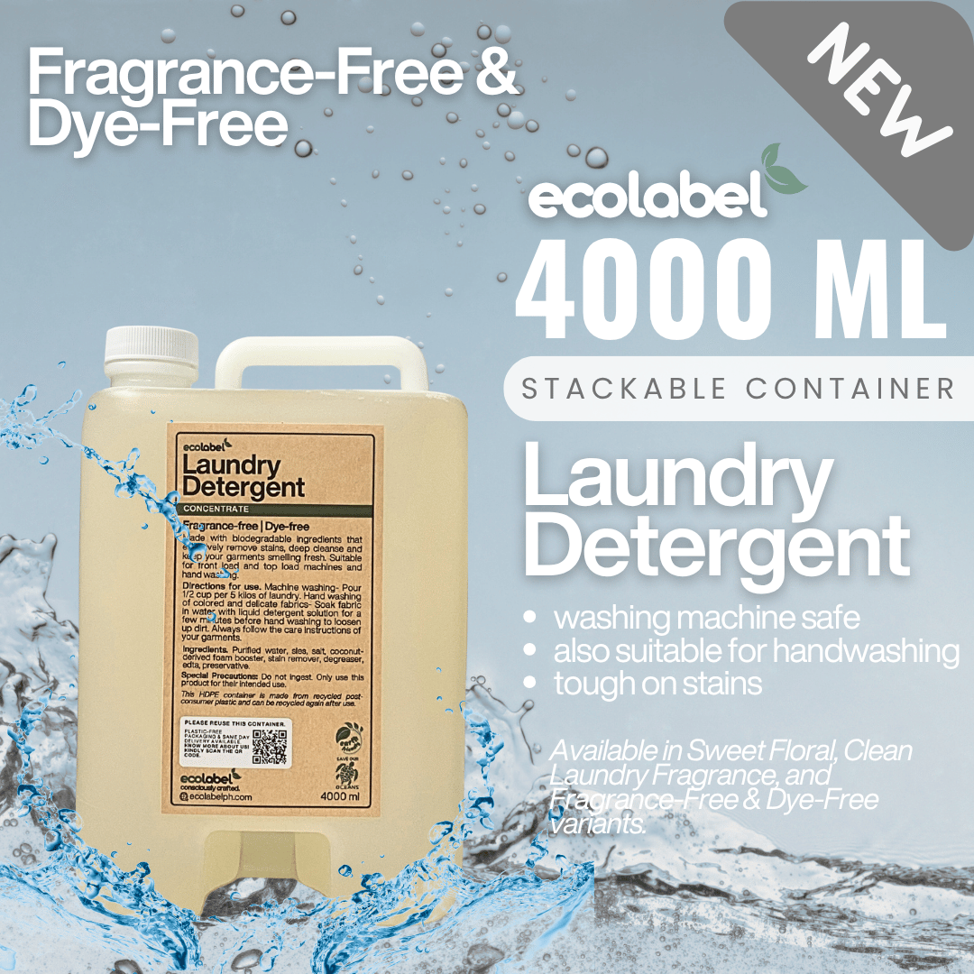 Biodegradable Liquid Laundry Detergent Fragrance-free & Dye-free