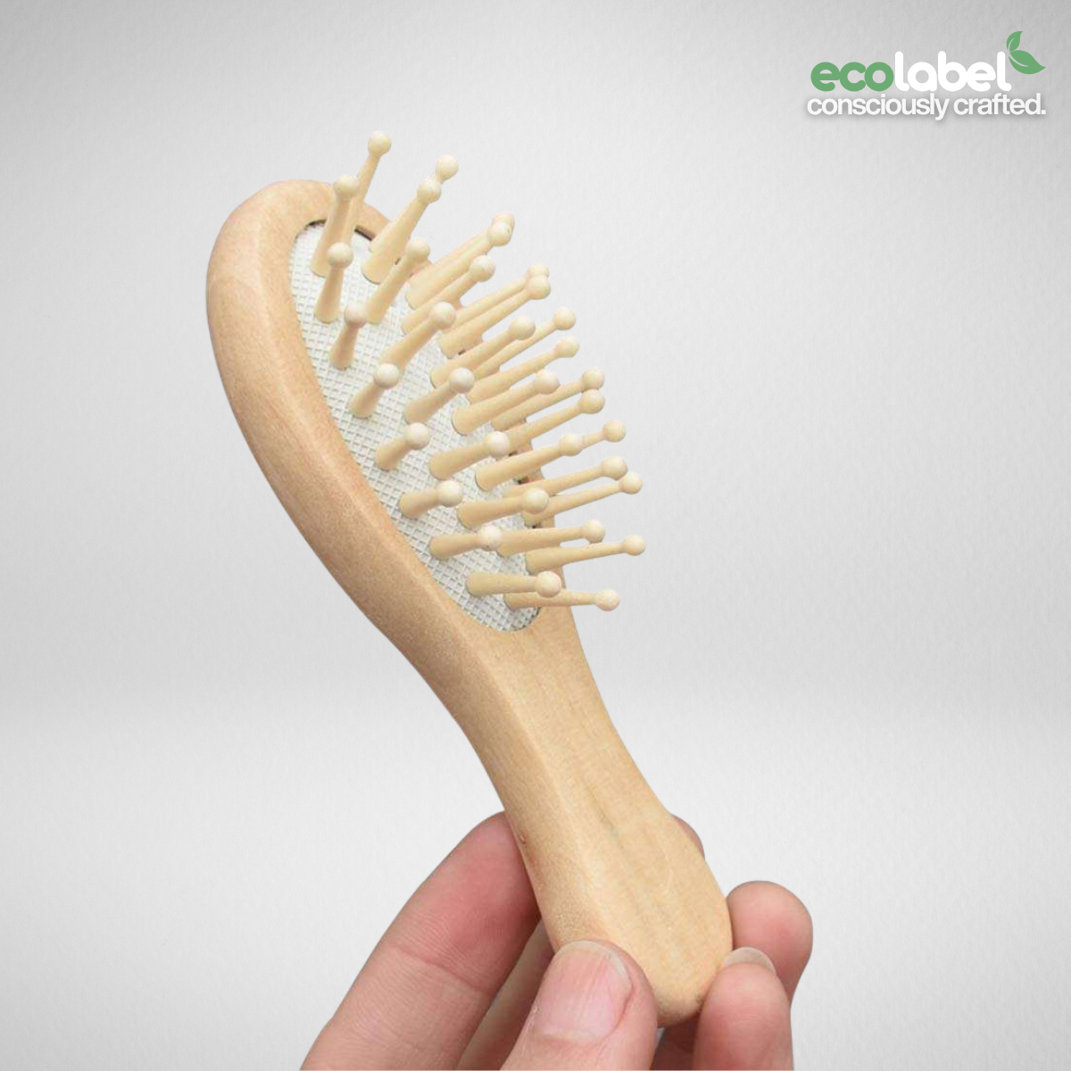 Anti-static Bamboo Hair Brush Travel Size