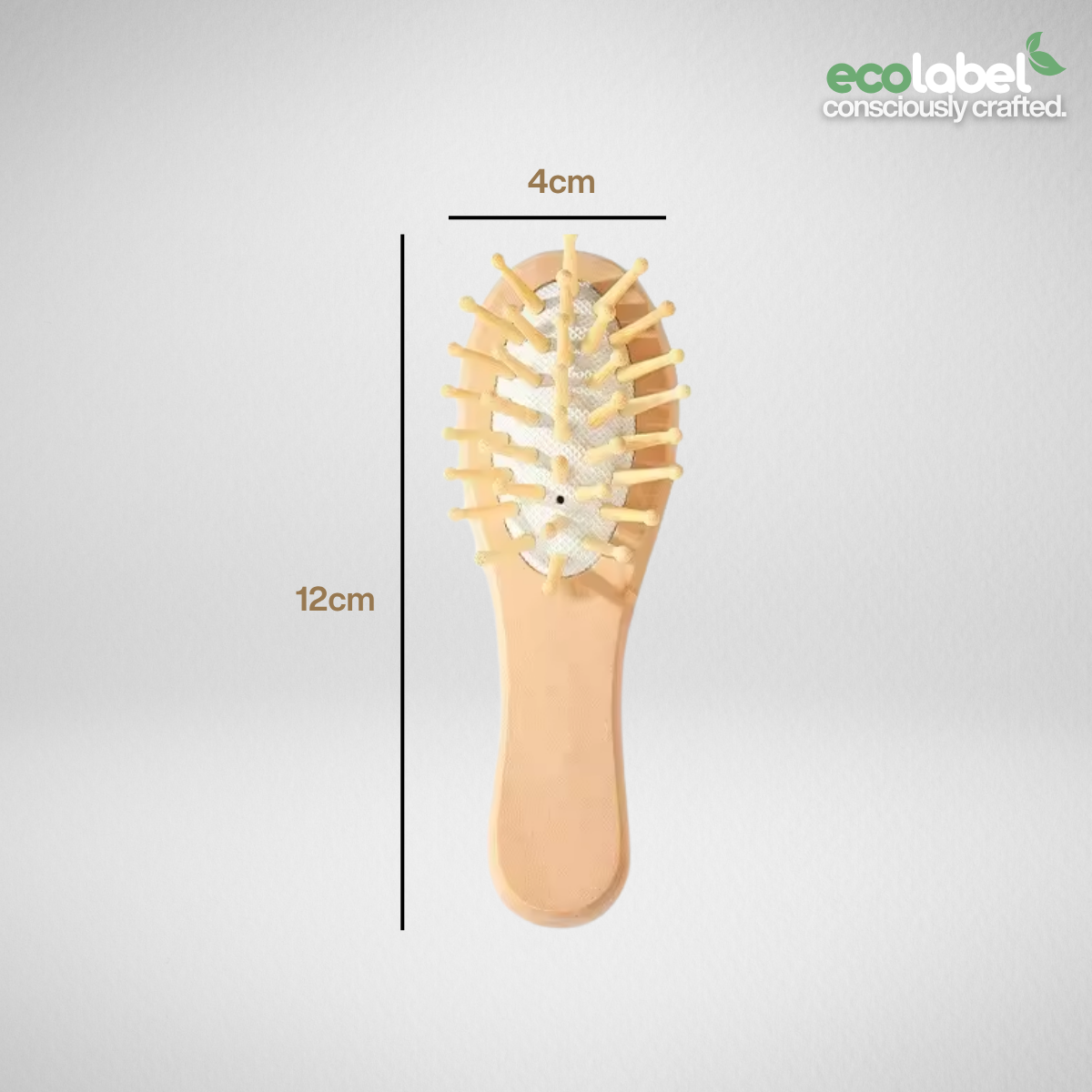 Anti-static Bamboo Hair Brush Travel Size