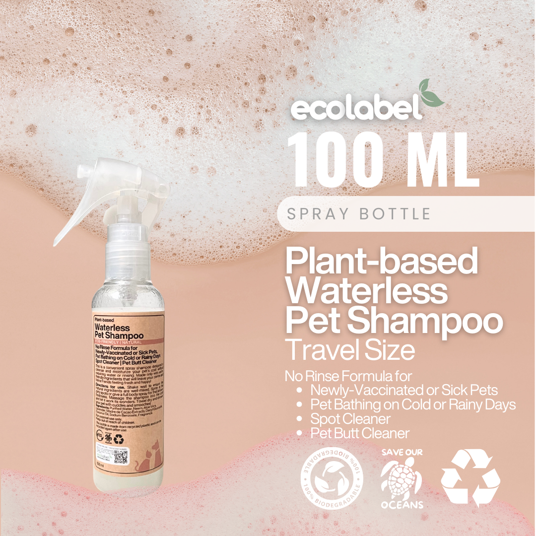 Plant-Based Waterless Pet Shampoo