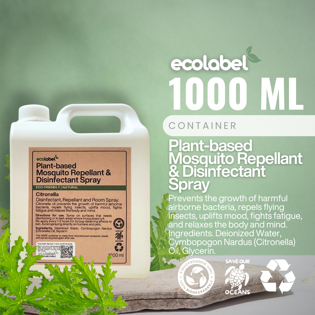 Plant-Based 3 in 1 Mosquito Repellant, Disinfectant & Room Spray
