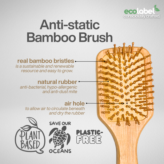 Anti-static Bamboo Hair Brush