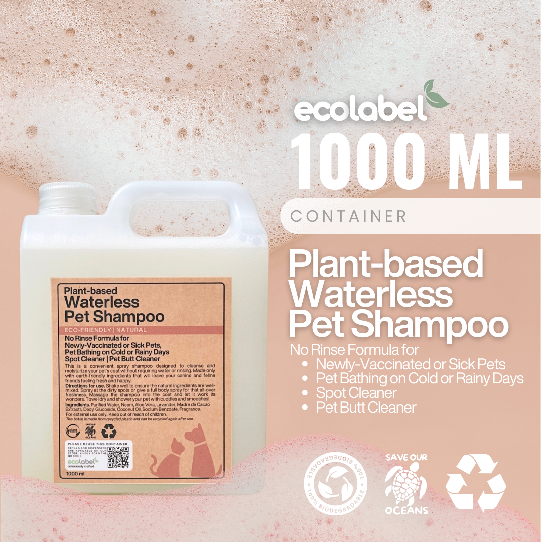 Plant-Based Waterless Pet Shampoo