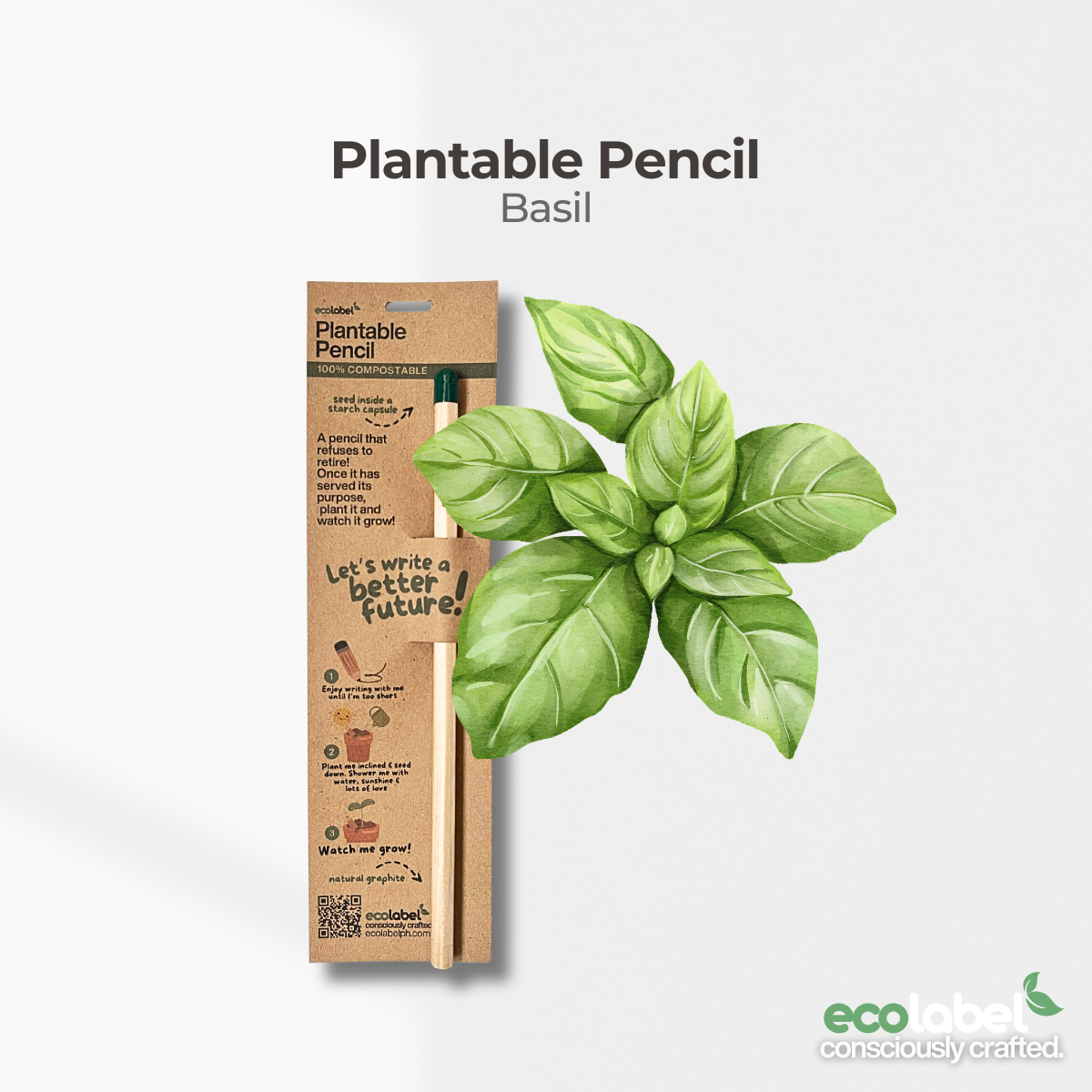 Plantable Pencil Compostable Starch Capsule