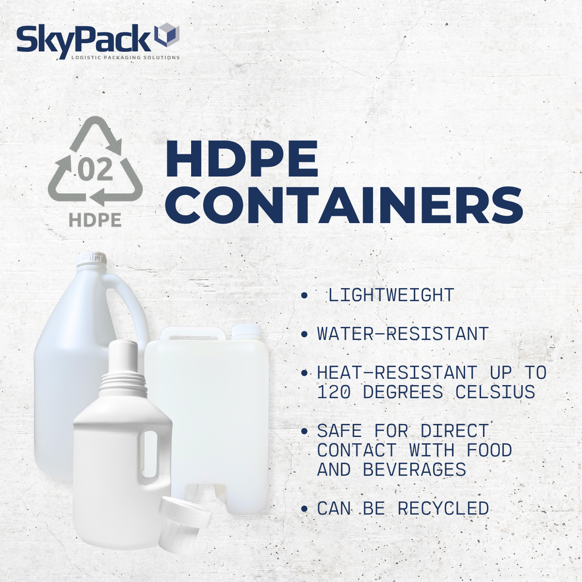 SkyPack Round Gallon Container – 3.5 Liters
