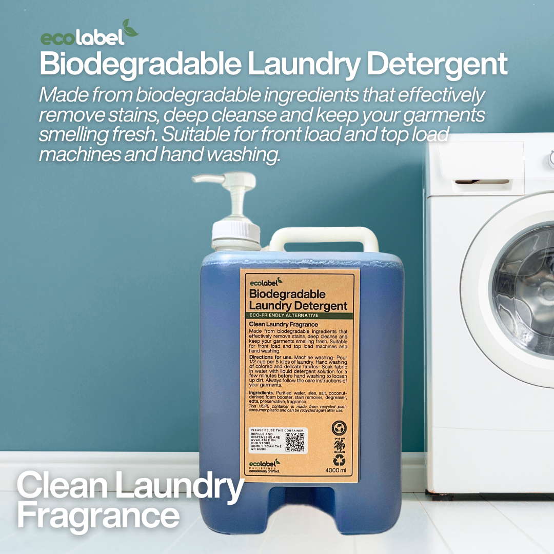 Biodegradable Liquid Laundry Detergent Clean Laundry Fragrance