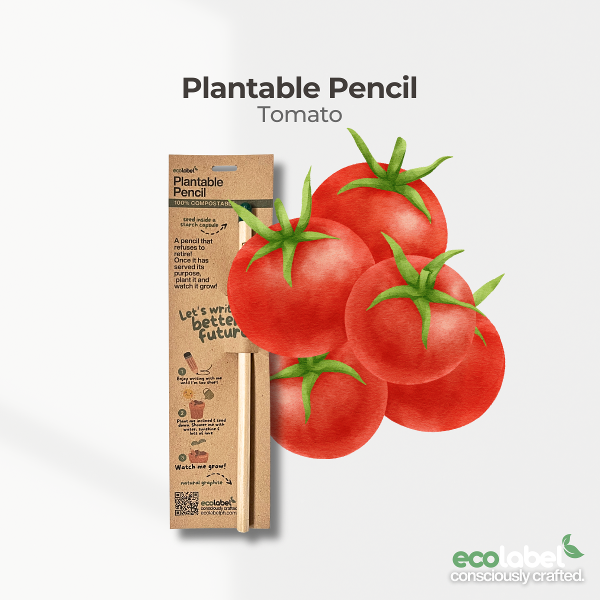 Plantable Pencil Compostable Starch Capsule